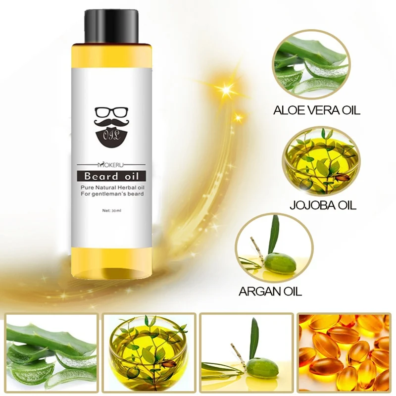 

Thirty ml Beard Care Oil Nourishes Soft And Strong Spray Beard Organic Beard Oil Hair Enhance Beard Growth For Growth Men