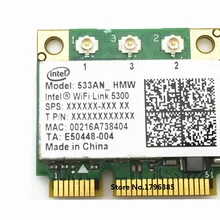 Ssea для Intel WiFi Link 5300 AGN 533AN_HMW Половина Mini pci-e 2.4 г/5 ГГц Dual Band беспроводной карты WLAN 450 Мбит/с