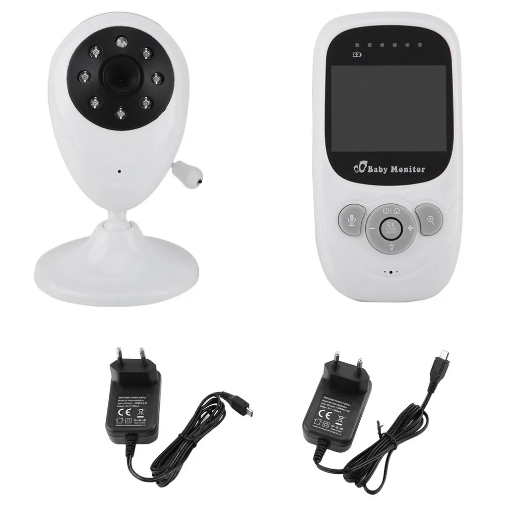 

Newest 2.4Inches TFT LCD Night Vision Home Indoor Wireless Digital Baby Security Video Monitor Baby Care Baby Viewer EU Plug