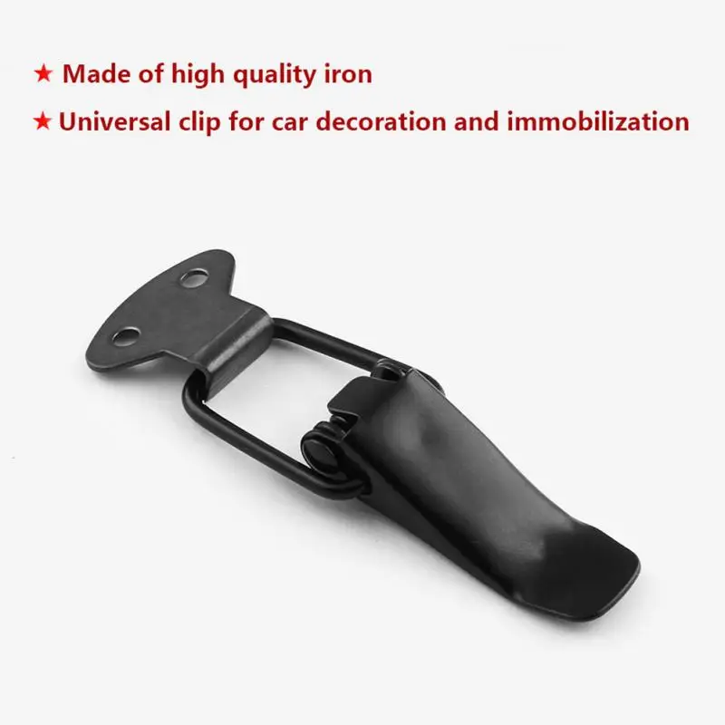 2 piezas Auto Universal parachoques gancho de seguridad juego de Clip para carreras coche camión capucha sujetador de liberación rápida EA059 2 piezas Auto Universal parachoques gancho de seguridad juego de Clip para carreras coche camión capucha sujetador de liberación rápida EA059