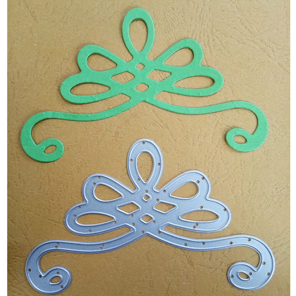 NEW Ribbon Lace Border Metal Cutting Dies Stamps and for Card Making Scrapbooking Album Embossing Paper Stencil Craft | Дом и сад