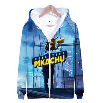 

Pikachu Hoodies Hot Sale Casual Zipper Hoodies Sweatshirts Hip Hop Women and Men Clothes 2019 Popular K-pops Hooded Fashion Tops