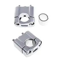 Универсальные крепления и болты для Руля Мотоцикла, стояки, подходят для 22 мм, 28 мм, прочный зажим из алюминиевого сплава, 1 пара