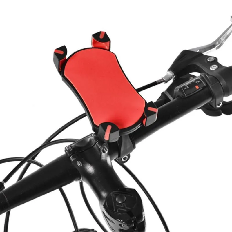 New Outdoor Bicycle Motorcycle Handlebar Mount Holder Cradle Bracket Stand Support For Most 4.5-7 inch Smartphone Surpport Tool