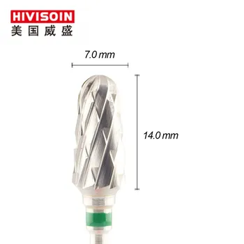 

Cross cut coarse (0408.070)- ISO220 -Tungsten Carbide Burs - HIVISOIN Carbide Nail Drill Bit&Dental Burs