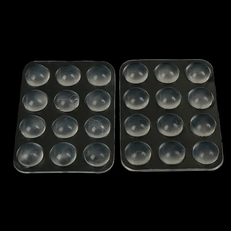 

72grains/3bag Silicone Transparent Bumpers Door Buffer Pad Self-adhesive Feet Pads Self Adhesive Rubber Feet Pad