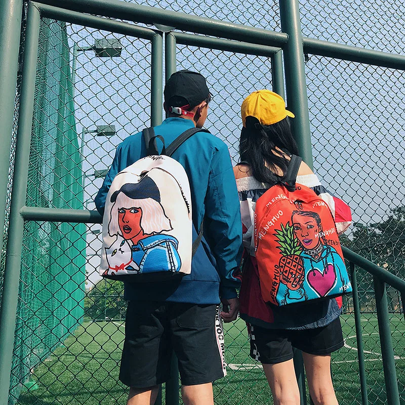 Menghuo Fresh Style Women Backpacks Full Print Bookbags 3D Backpack School Bag for Girls Rucksack Female Travel Backpack Mochila (33)