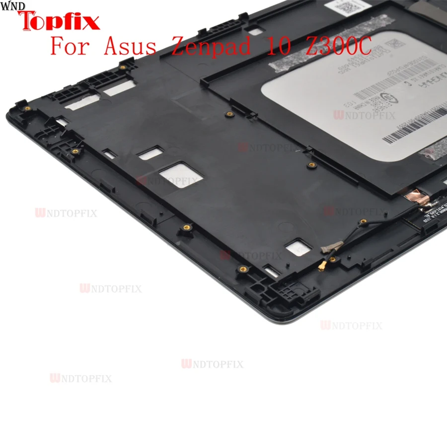 100% Tested Original Black LCD Display Touch Screen Digitizer With Frame 10.1Inch LCD Assembly Replacement Parts For Asus Z300C (7)