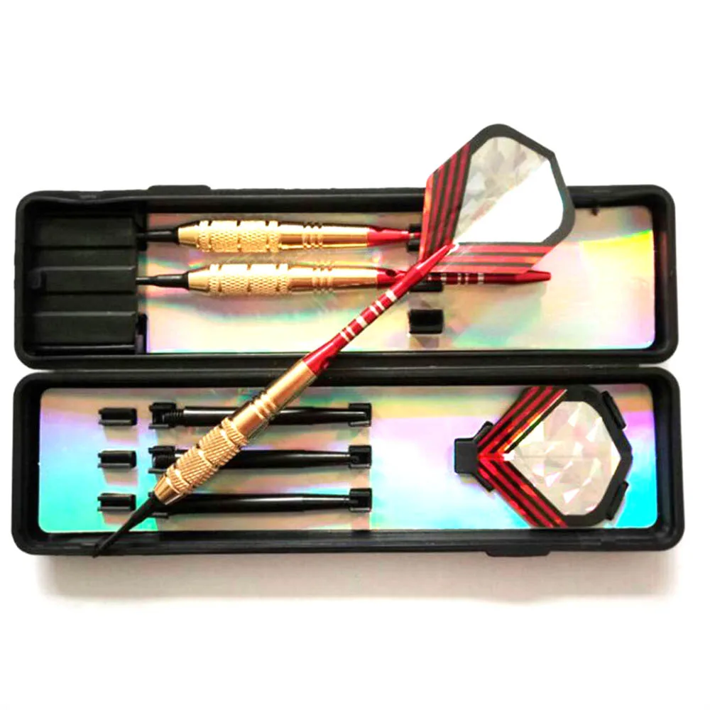 

3Pcs 18g Professional Safe Darts Set Soft Plastic Tip Copper Barrel Aluminum Alloy Shafts PET Flights Competition Training Dart