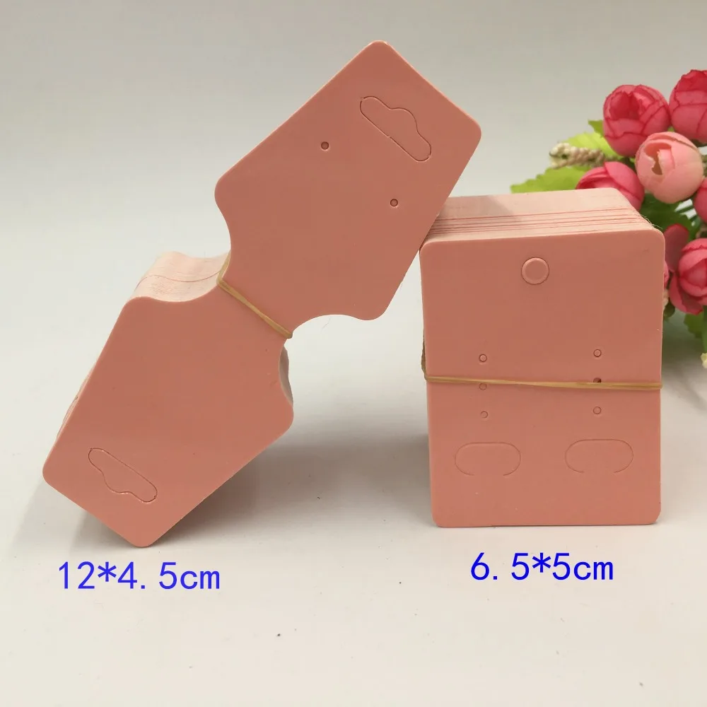 100 шт розовое ожерелье карта + 100 шт серьги карты для стенд для комплекта ювелирных изделий карта используется для аксессуаров упаковка