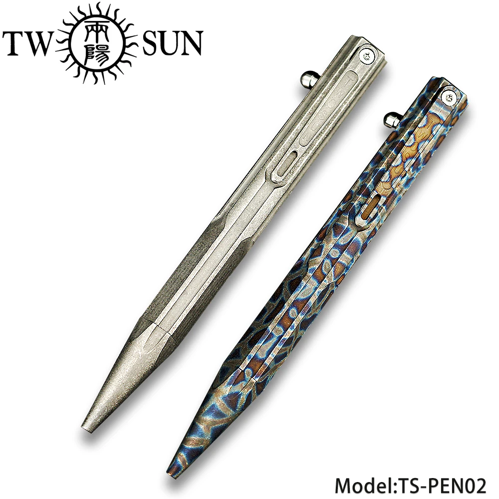 Оригинальная ручка TWOSUN TC4 для письма из титанового сплава подписи