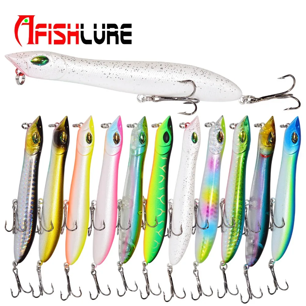 

13 Color 106mm 10g Fishing Lure Snake Head Design Hard Bait Artificial Bait Surface Fishing Artificial Bait for Fishing