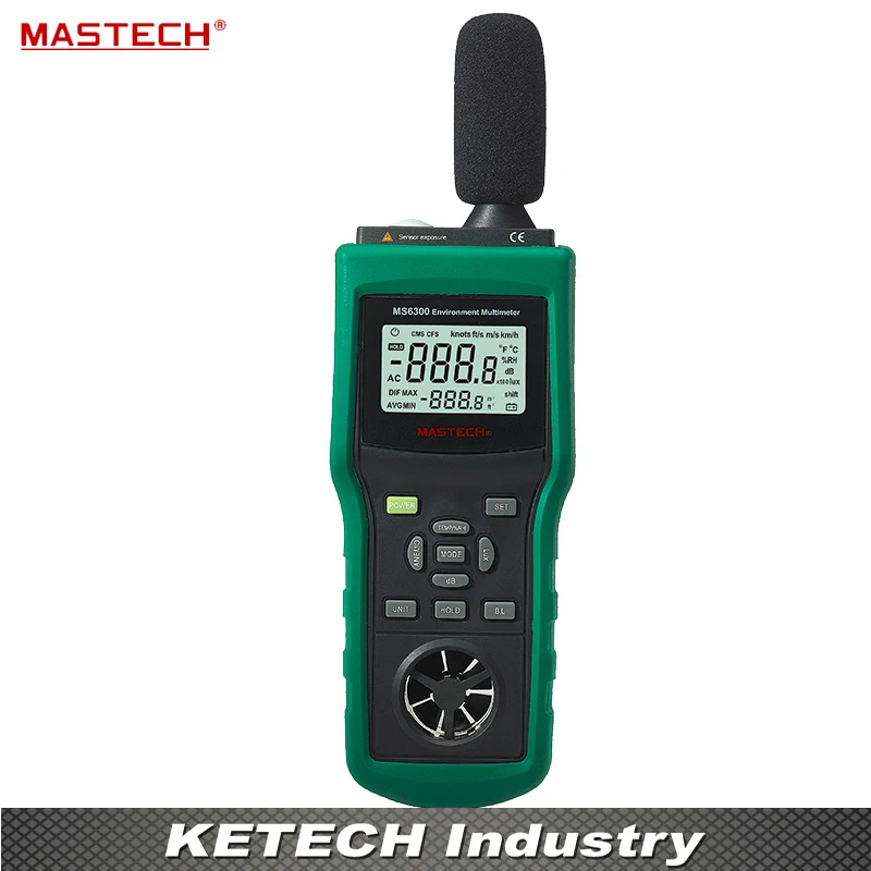 6 IN1 Multi Functional Environment Tester,Multifunction Environment