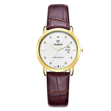 Nuodun Simple Wrist Watches 2016 Fashion Watch Women Waterproof Ladies Dress Quartz Watches Fashion Clock Relogio