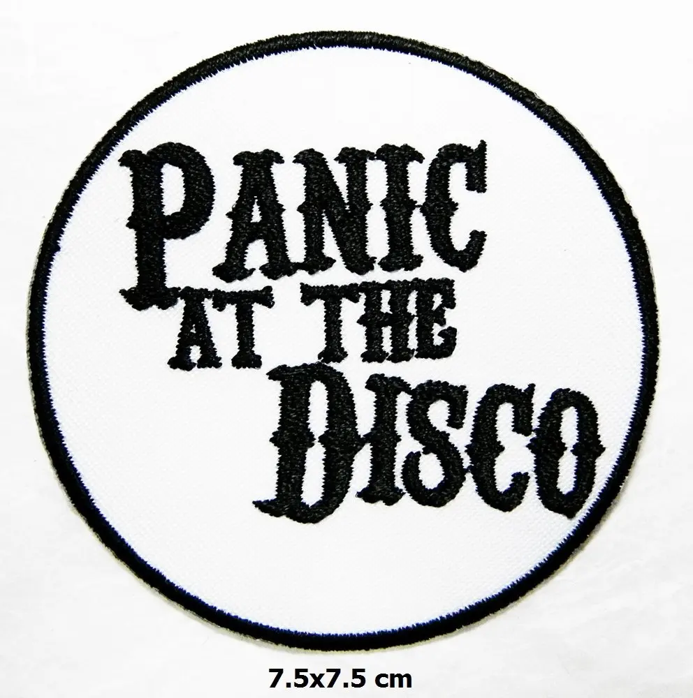 Panic At The Disco Songs Music Band Logo Vest Jacket Hat Hoodie Backpack Woven Patch Iron On Patch Iron On Woven Patchthe Patch Aliexpress