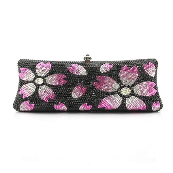 

2017 luxury evening clutch bags Handcraft crystal clutch purse diamante women party evening bags handbag(1026-PB)