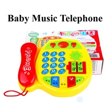 Free shipping Creative Educational learning telephone children’s toys multifunction music phone baby toy gift