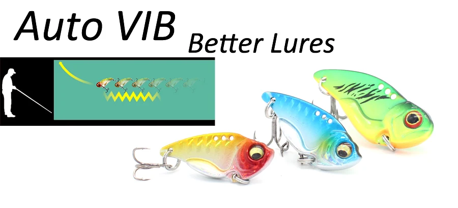 WK Hard Fishing Lure VIB Easy Fishing Tips Cuprum Alloy Action Twitching Jerkbaits Inshore Lures Metal VIB