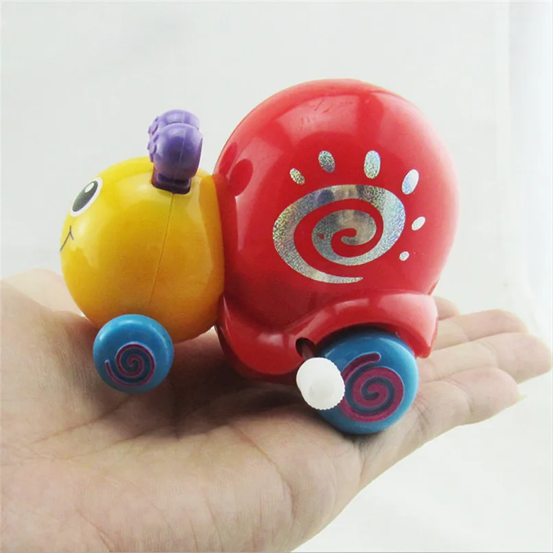 

Baby Toy Random Color Clockwork Wind Up Cartoon Snails Model Toy Kid Early Education Developmental Puzzle Toy wholesale #L5