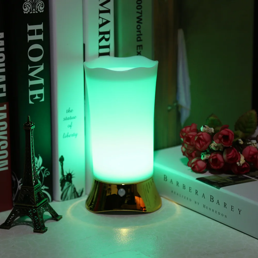 2018 Original Motion Sensor Table Lamp LED Desk Light Multi Colors With