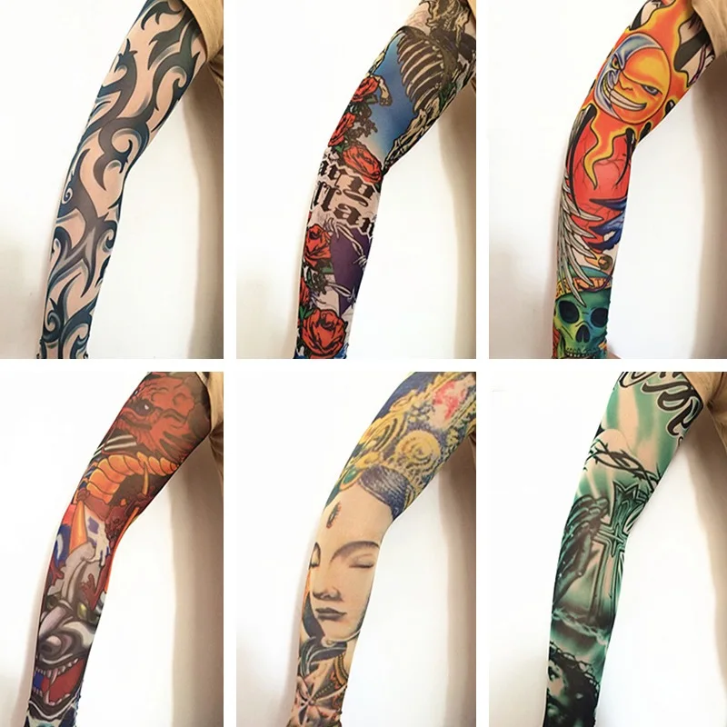 Tattooing Arm Sleeve Sun Protection Breathable Tattoo Cuff Quick-dry Running Cycling Arm Warmers Bicycle Golf Sports Oversleeves Tattooing Arm Sleeve Sun Protection Breathable Tattoo Cuff Quick-dry Running Cycling Arm Warmers Bicycle Golf Sports Oversleeves