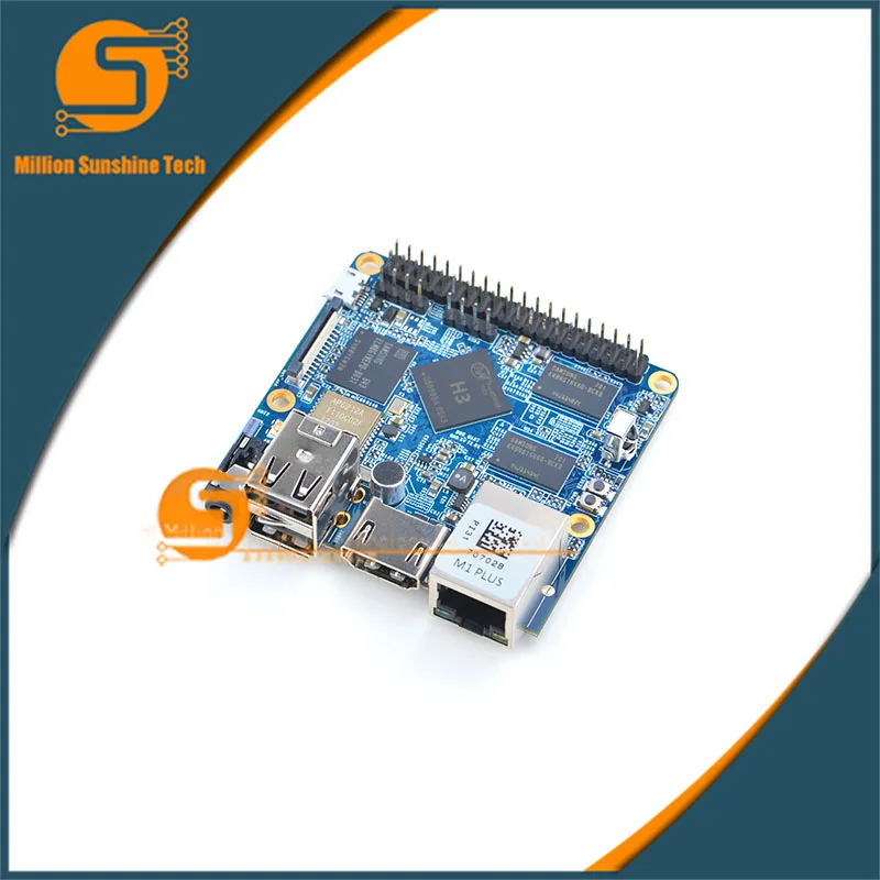 NanoPi M1 Plus макетная плата 4K Play Allwinner H3 четырехъядерный Cortex-A7 встроенный WiFi Bluetooth 8GeMMC