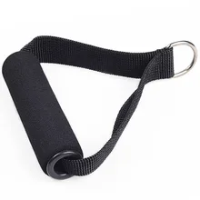 1pcs Black Nylon Tricep Rope Cable Handle Cable Crossover Gym Machine Attachment Resistance font b Fitness