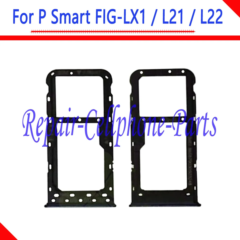 

Sim Card Tray Micro SD Card Holder Slot Adapter Parts Sim Card Adapter For Huawei P Smart FIG-LX1 FIG-L21 FIG-L22 Free Shipping