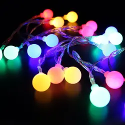 Gifts For The New Year Led Light Ball String Battery Box New Year's Products Christmas Decorations For Home Garland Navidad.