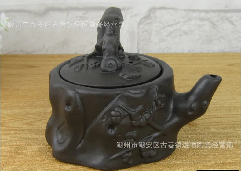 Слива чайник Исин кунг-фу чайный подарки Распродажа по сниженным ценам, посылка 130cc продукт продаж Фиолетовый Глиняный Чайник