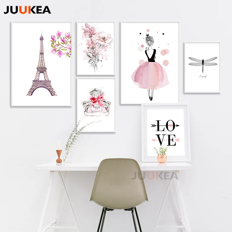 Dragonfly Watercolor illustrations Art Print Wall Art Poster Giclee Wall Decor