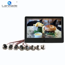 10,1 дюймовый tft ЖК-монитор телевизора в автомобиль время слайдов можно настроить ЖК-дисплеи вертикальный цифровой дисплей