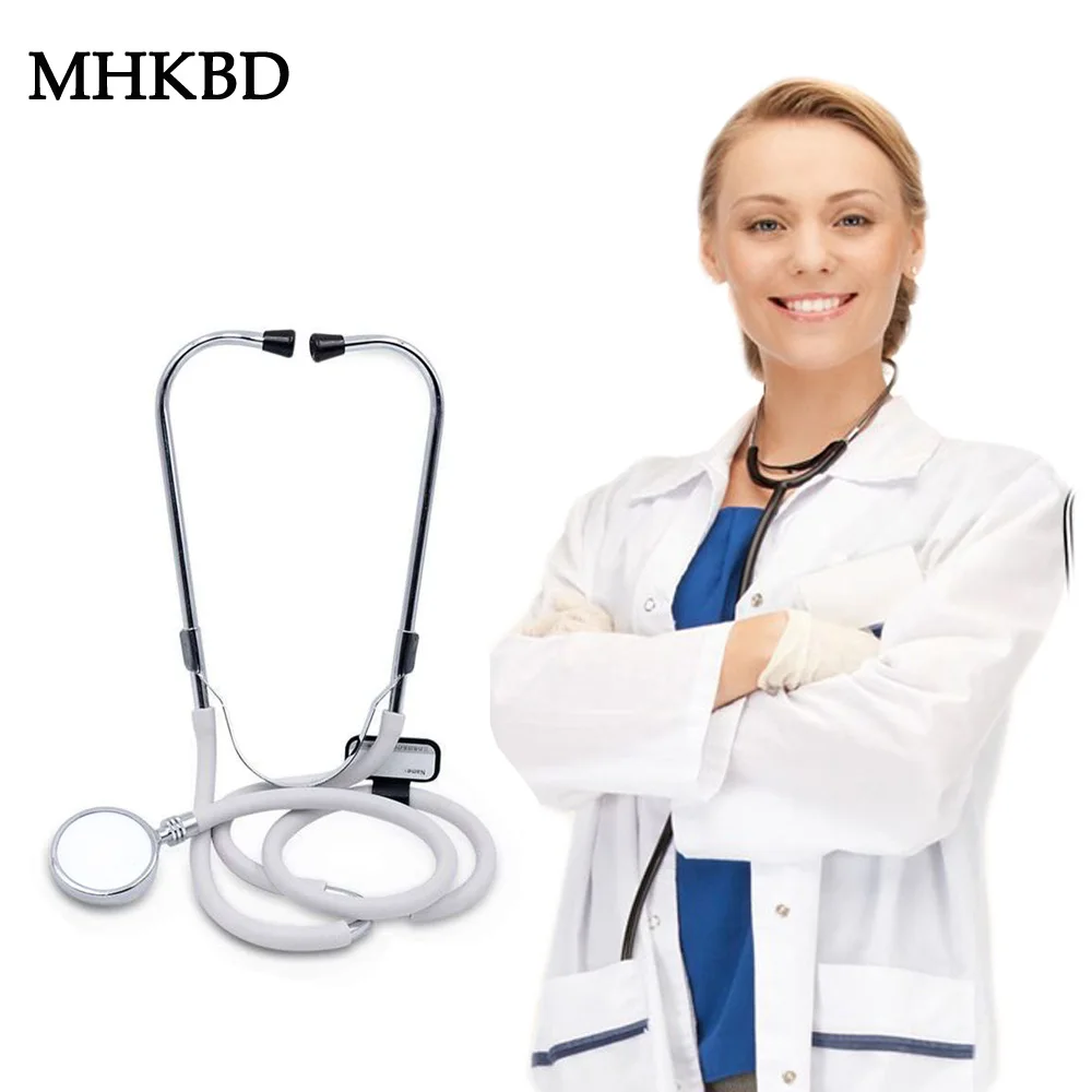 MHKBD Medical Stethoscope Cardiology Head Estetoscopio Detector Fetal Heart Rate Veterinary Professional Equipment Doctor