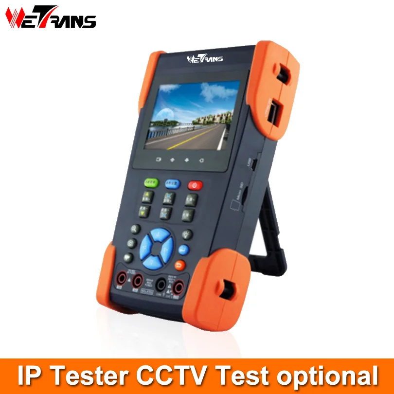 

Installer's Good Helper CCTV Tester 3.5 inch LCD Screen 480*320 Resolution 32GB Micro SD Card Onvif IP Tester IT350