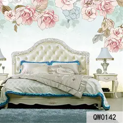 Пользовательские печати Ткань и текстильные обои для стен бесшовные ткань матовый шелк для Постельные принадлежности Комнатные цветы