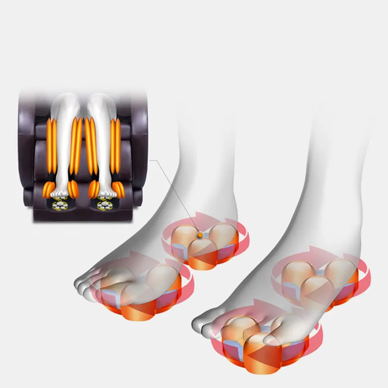 Массажное кресло Автоматическая многофункциональная космическая капсула для разминания тела Домашний Массажер для пожилых людей