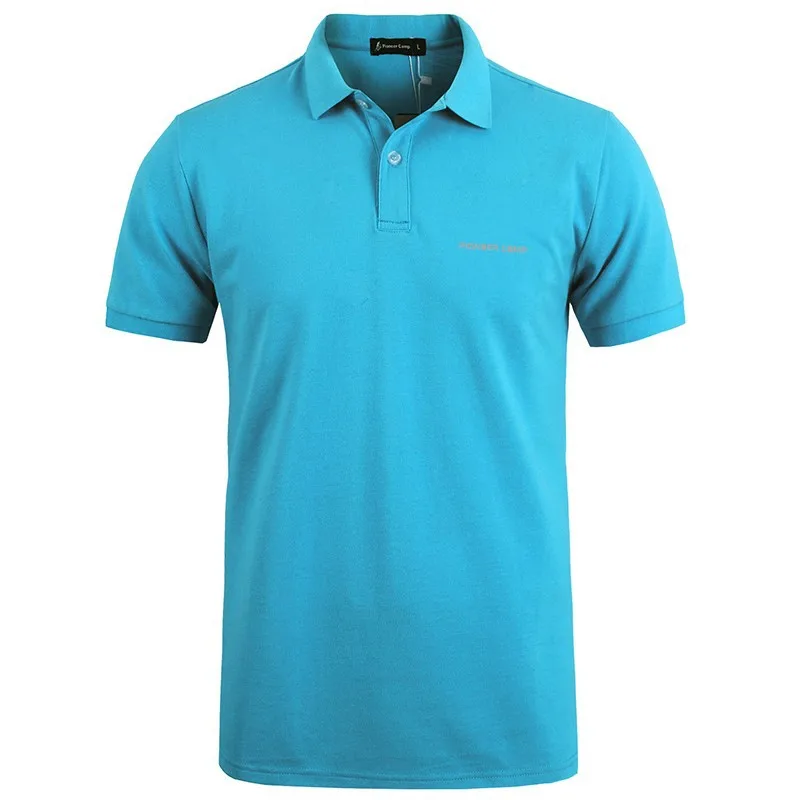 Pioneer Camp solid Color Breathable Classic Men's Polo Shirt Brand Clothing Men's Short-sleeved Recreational Polo Shirt 409010