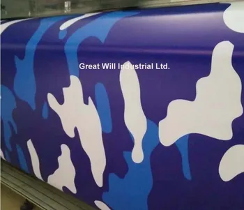 

Blue White Camo Vinyl Car Wrap Sticker Snow Camouflage Car Sticker with Air Free Truck Vehicle Covering 1.52x30m/Roll 5x98ft