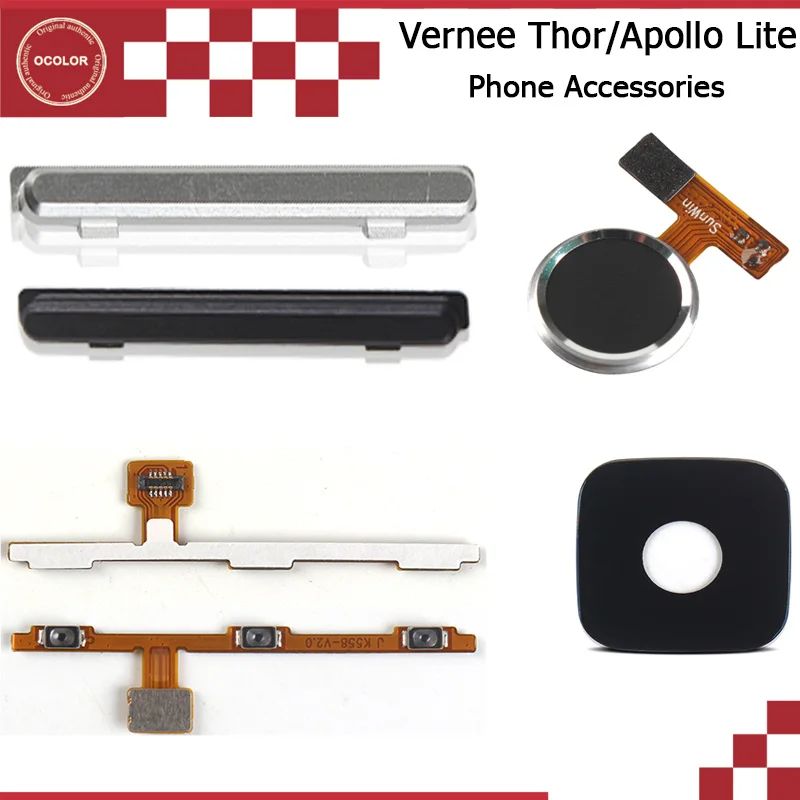 

For Vernee Apollo Lite Thor Mars Fast Charger Adaptor USB Charging Port Connector Flex Cable power button key Fingerprint Sensor