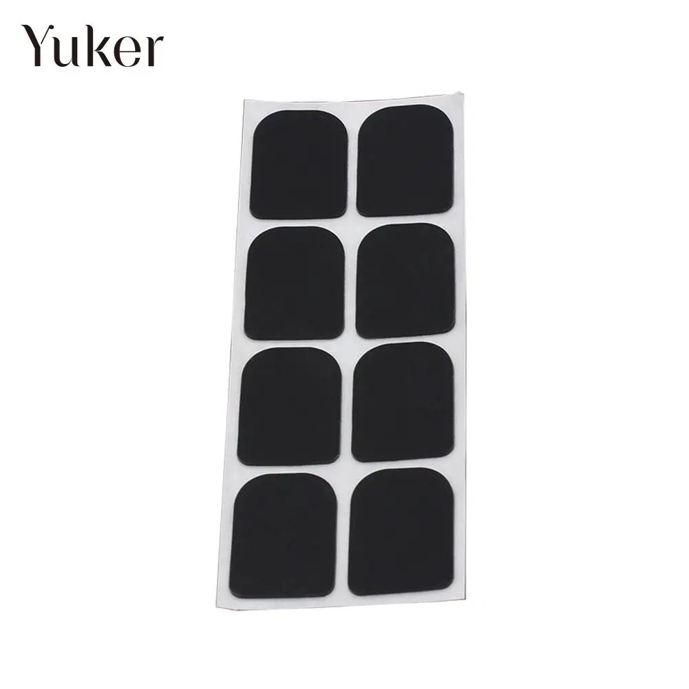 8Pcs 0.3 mm Clarinet Soprano Saxophone Sax Mouthpiece Patches Pad Cushions Black | Спорт и развлечения