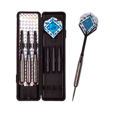 Новые 3 Цвет 3 предмета Комплект/набор профессиональные дротики 23 граммов дротики со стальными наконечниками Алюминий деревья Красивая дартс полета высокое качество