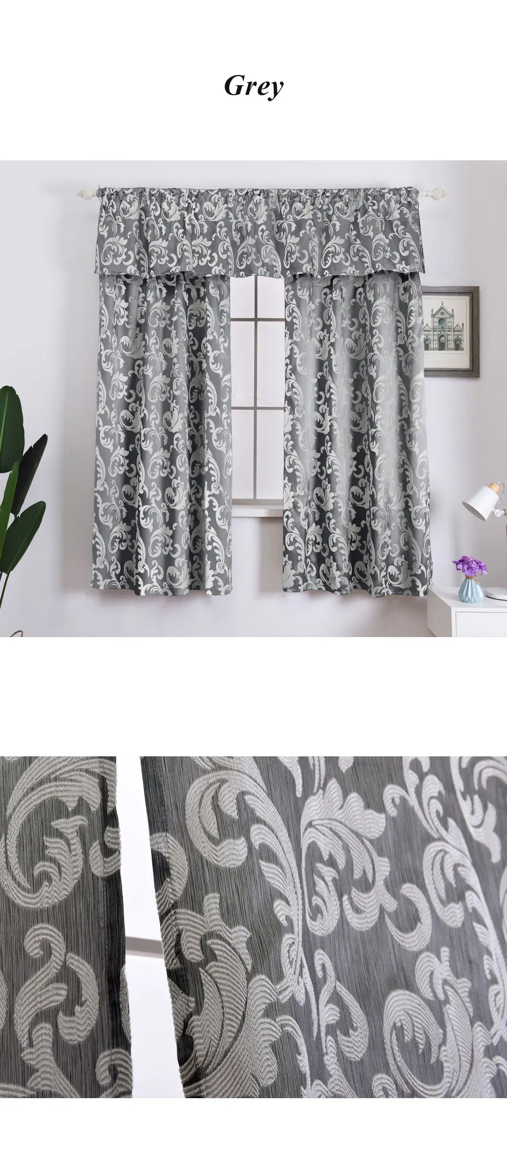 AOL-SMT301_NAPEARL Rustic Decorative Kitchen Curtain Hanging Pelmet Manufactured Sewing Drapes Window Valance and Tiers Classic Short Drops (5)