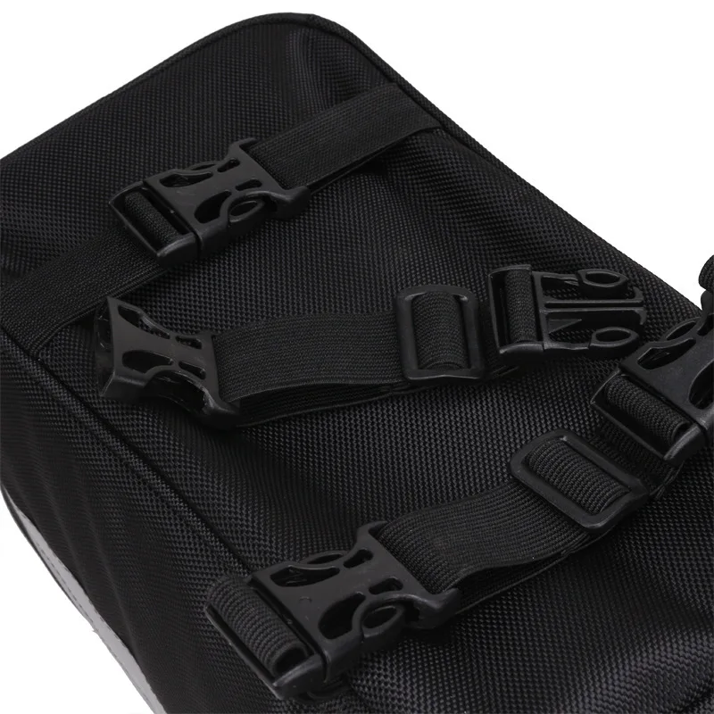 Top Bicycle Motorcycle Folding Rear Bags With Tail Light 4.5L Capacity Waterproof Back Seat Pouch Bag Riding Electric Car Tail Bags 30