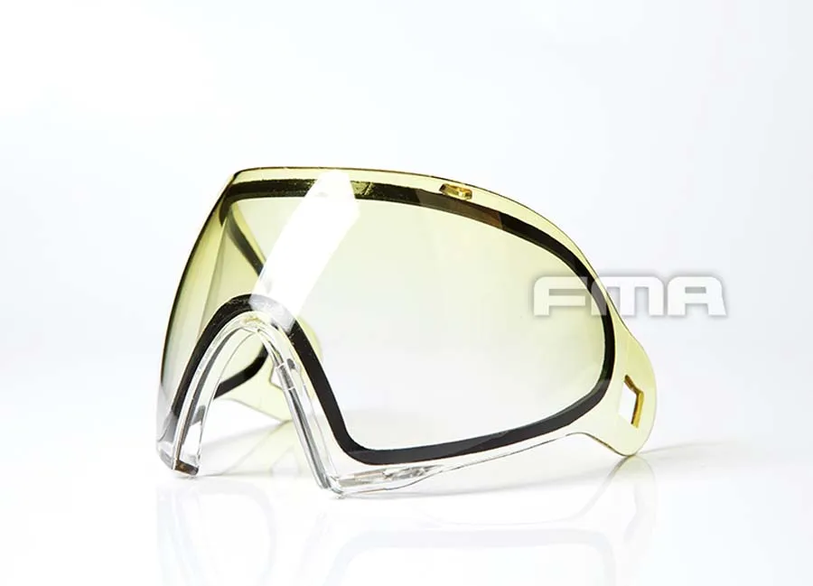 FM-G0005 FMA поликарбонатные линзы FM-G0004 G0012 для наружного применения F1 Полнолицевая маска - Цвет: FM-G0005