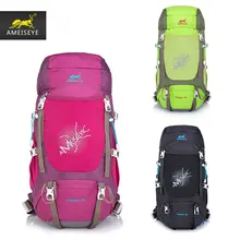 AMEISEYE Water-resistant Backpack Backpacking Trekking Bag Lightweight Travel Mountaineering Rucksacks 40L