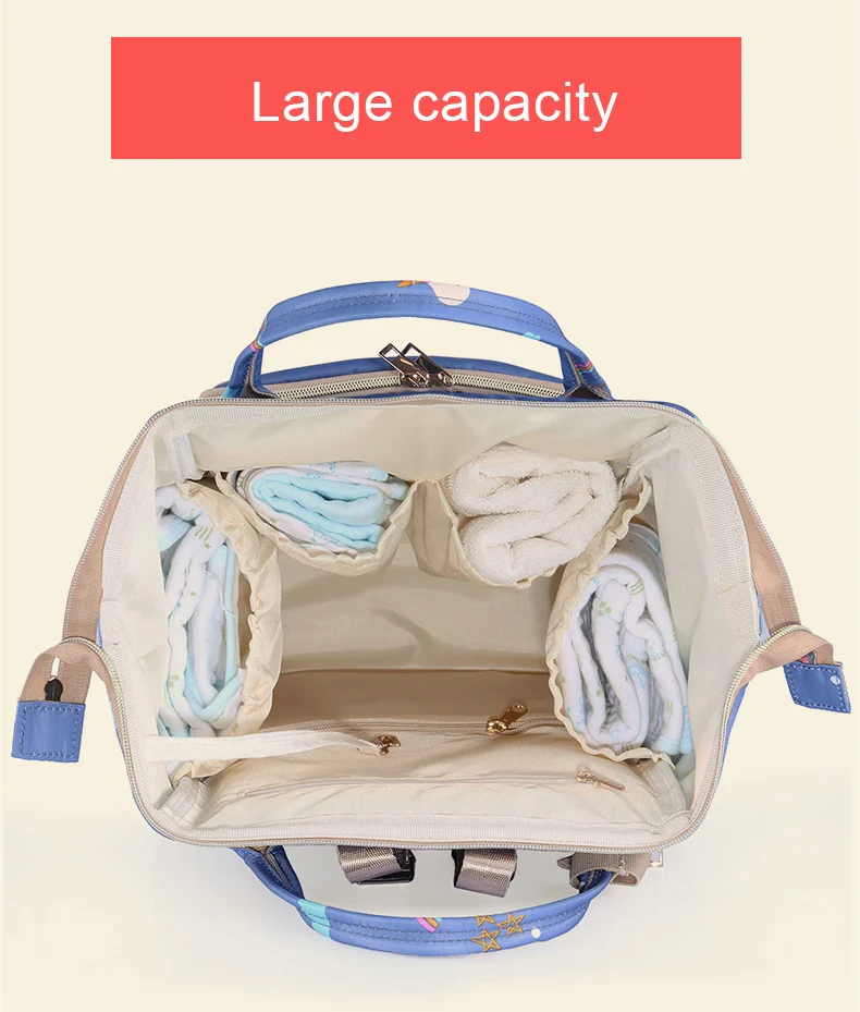 Baby Diaper Bag Mummy Maternity Travel Nursing Backpack Waterproof Changing Nappy Bags Large Capacity Wet Bag For Baby Stroller  (10)