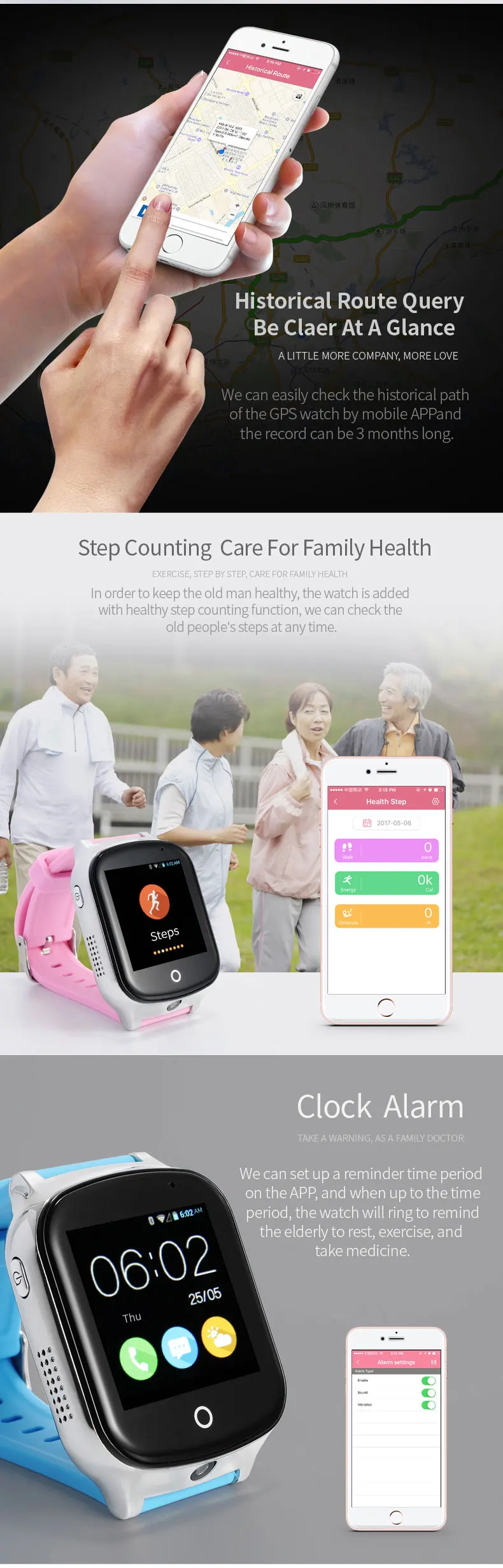 3G Смарт GPS трекер часы Поддержка GPS WIFI lbs найти SOS камера для детей пожилых людей Finder Smartwatch IOS Android APP