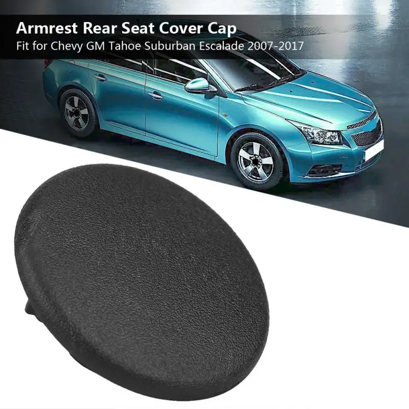 Black Armrest Rear Seat Cover Cap Protectors for Chevy G-M Tahoe Suburban Escalade 2007-2017 15279689 Car replacement parts Yctze Car Seat Cover 