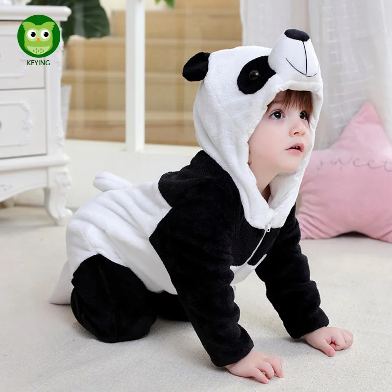 KEYING Infant Baby Romper Boys Girls Jumpsuit Newborn Bebe Clothing Hooded Toddler 2017 Baby