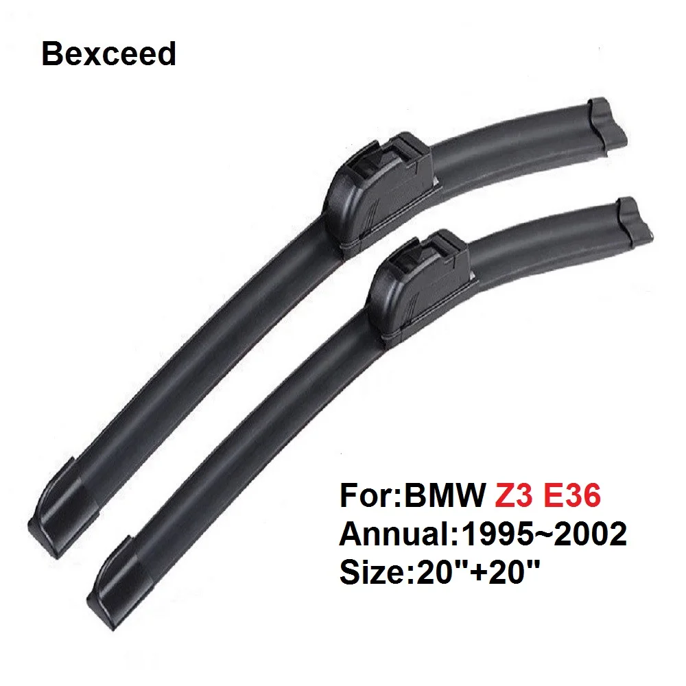 

For BMW Z3 (E36) 20"+20" Bexceed of car windshield windscreen wiper blade 1995 1996 1997 1998 1999 2000 2001 2002